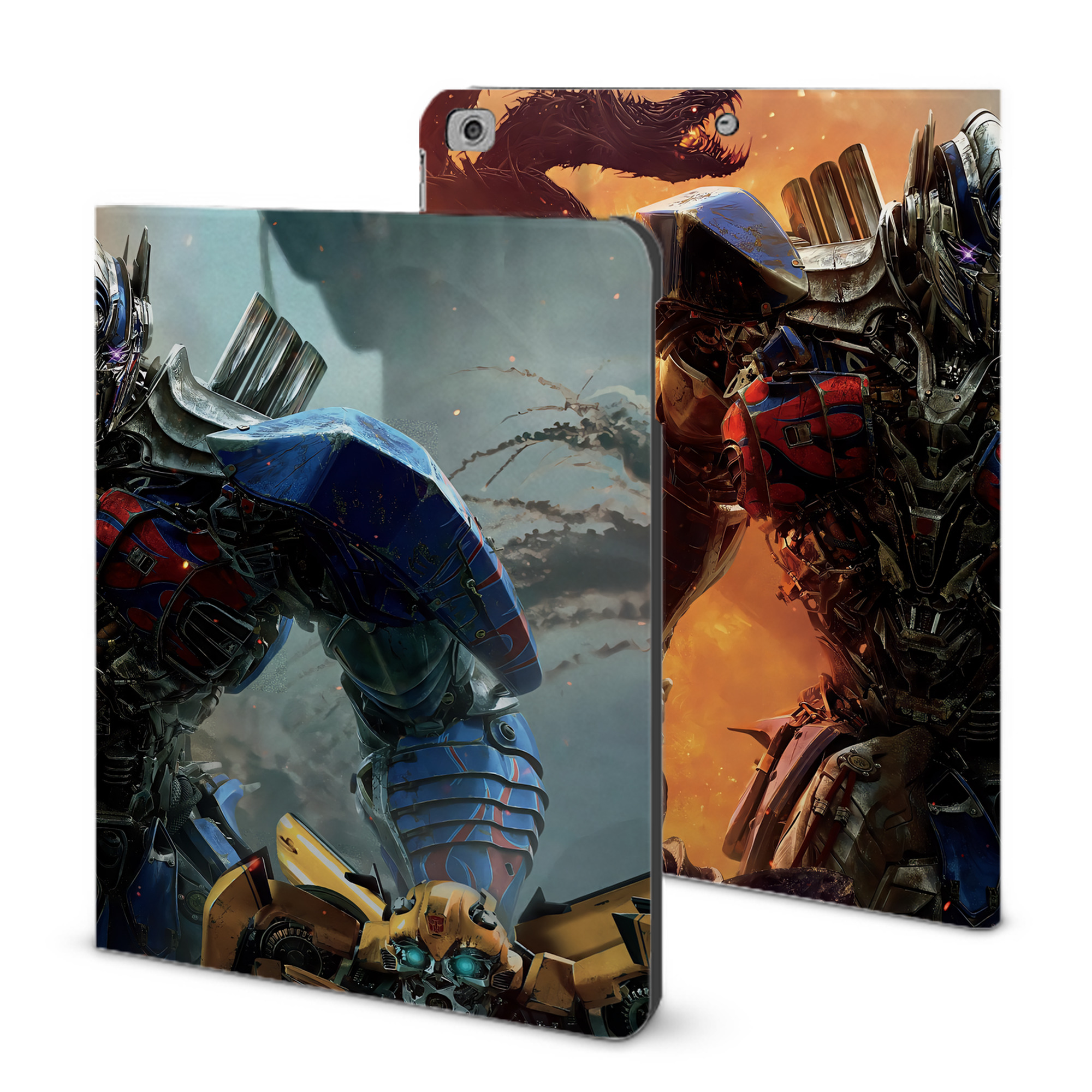 （画像用） Transformers トランスフォーマー IPad ケース ブック型 PUレザー TPU 耐衝撃 軽量 薄型 ペン収納なし 全面保護 IPad 各モデル対応